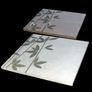 Pair of Large Suede Effect Bamboo Wall Art Prints Image 5