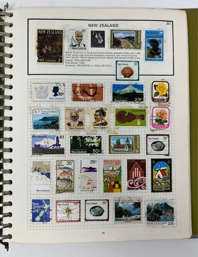 Collection: Used world collection In New World Stamp Album