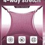 Maroon Seamless High Waist, Ruched bum Leggings, size 10 Image 2