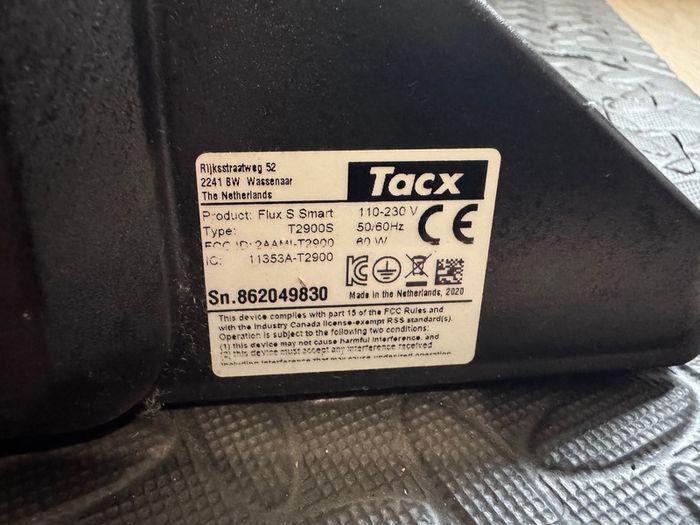 Tacx Flux S Smart Direct Drive Turbo Trainer (T2900S)