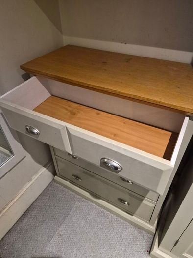 wardrobe and chest of Drawers nursery set
