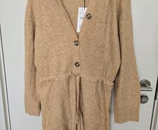 BNWT Zara Ribbed Knit Hooded Jumpsuit with Trousers