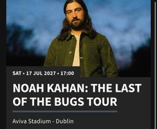 Noah Kahan July 2027 ticket