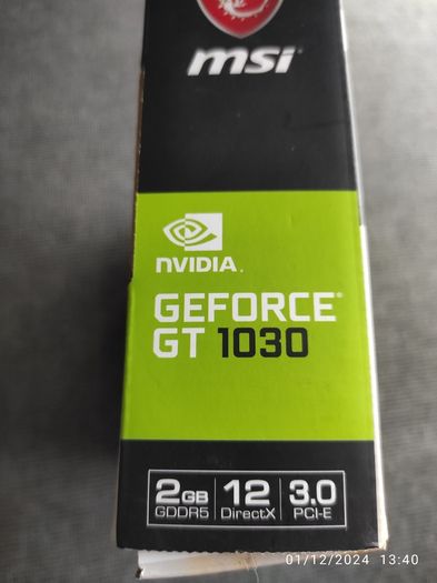 MSI GeForce GT 1030 2GB Low profile