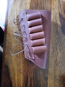 airsoft  real leather  shell holder