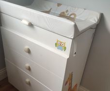 Baby changing table