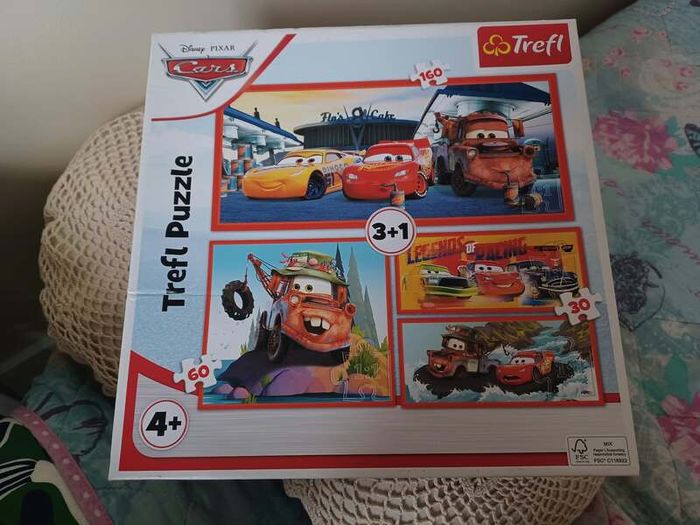 Trefl Disney Pixar Cars 3+1 Puzzle Set