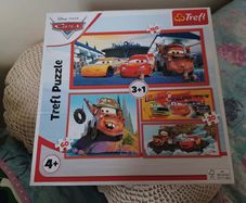 Trefl Disney Pixar Cars 3+1 Puzzle Set