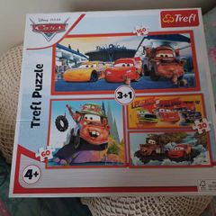 Trefl Disney Pixar Cars 3+1 Puzzle Set