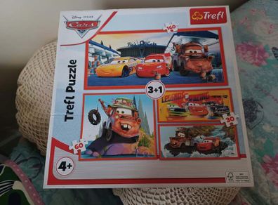 Trefl Disney Pixar Cars 3+1 Puzzle Set