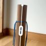 Yoga Mat with Carry Strap - Non-Slip, Blue - Yoga / Pilates / Home Workout Image 2