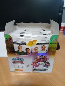 22 Sealed packs of Match Attax 25/26