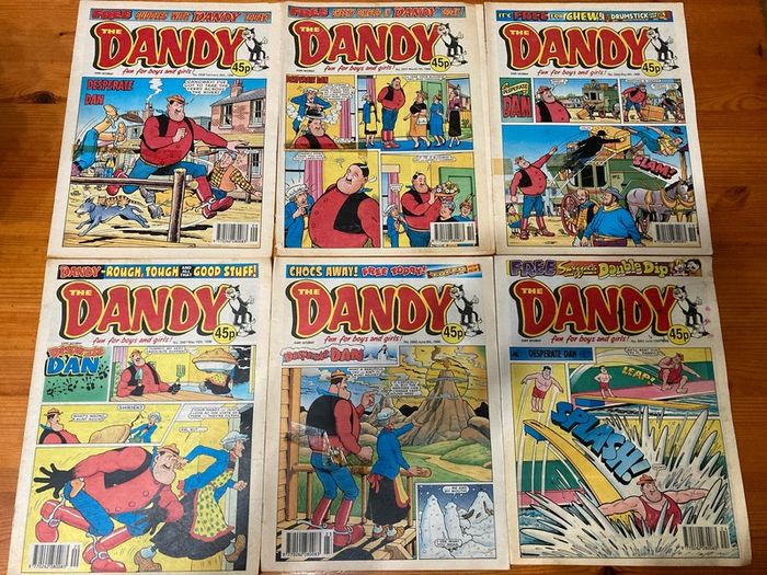 Comics: 'The Dandy' 1996,1997 and 1998 (52 numbers)