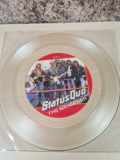 Status Quo The Wanderer Vinyl Clear Record 1984