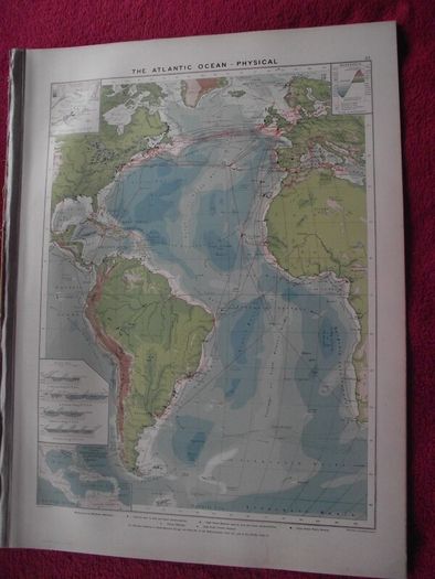 30 X Maps & Charts from Philip's Mercantile Marine Atlas of the World - Fourth Edition 1913