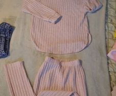 girls soft knit 2 piece set