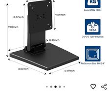 Portable monitor stand