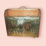 Vintage 'Hunting Scene' Magazine Rack Image 3
