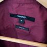 Purple log sleeve shirt size18 collar Image 3