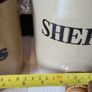 Vintage Pearsons of Chesterfield Stoneware Kitchen Set, Biscuits Jar, Sherry Dispenser and jar Image 5