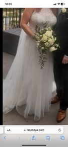 Wedding dress size 16