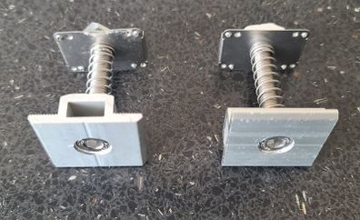 10x Solar Panel Mid-Clamps with Spring & T-Nut - Brand New