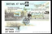 2010 Isle of Man 70th Anniversary of the Battle of Britain Commemorative Stamps Miniature Sheet First Day Cover (FDC)