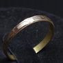 Vintage 14ct Gold Patterned Band Ring Size 52.5 Professionally Tested 1.14g Image 3