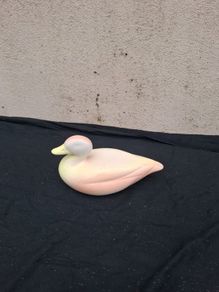 Ceramic duck statue