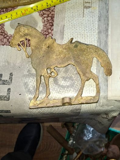 Vintage Brass Equestrian Horse Figurine, Postage Available or Collection