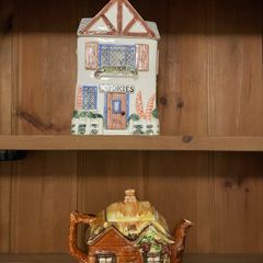 collection of teapots