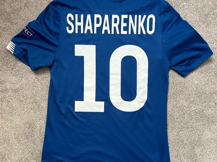 Dinamo Kyiv 2020-21 away matchworn/issue football shirt