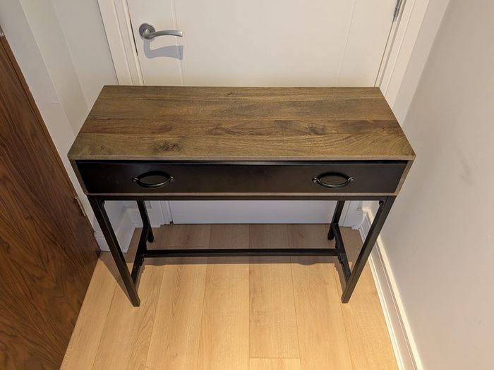 Mango wood console table