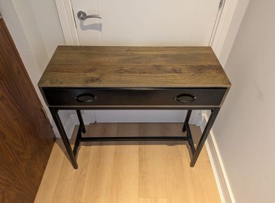 Mango wood console table