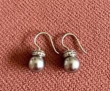 Ti Sento 925 pearl earrings