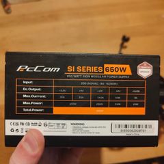 PCCOM SI Series 650W 80+ Bronze Power Supply PCIe connectors