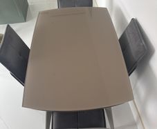 Extendable Dining Table with 6 Chairs