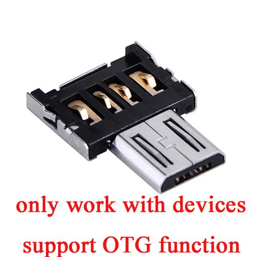New OTG Micro USB Adapter to Standard USB for Pendrive Phone Tablet Android #521
