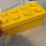Yellow Lego storage box Image 2