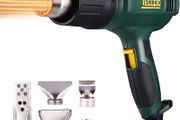 Heat Gun, 2000W Electric High Power Hot Air Gun with 3-Temp Mode (50  / 480C / 600 C), 4 Stainless Steel Accessories, Perfect for Shrink Wrap, Vinyl, Paint Removal, Soldering, DIY Craft