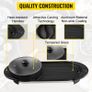BRAND NEW 2 in 1 Electric BBQ Pan Grill Hot Pot Portable Smokeless Durable Material Fast Even Heated for Shellfish Vegetables Home Image 5