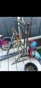 scaffolding planks and trestles