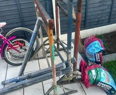scaffolding planks and trestles