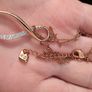 Swarovski "Infinity" pendant (collection: Exist) in rose gold plated Image 3