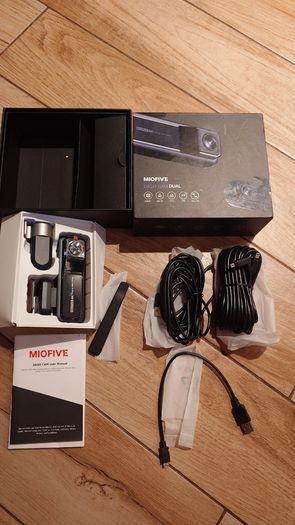 Miofive Dash Cam Front and Rear, 4K+2K Dual Dash Camera for Cars with 5G Wifi, GPS, 3840 UHD Recorder, Built-In 128G eMMC Storage, Night Vision, Motion Detection, G Sensor Powered by Super Capacitor