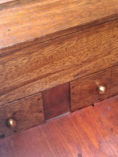 Sheraton Revival Large Mahogany Tea Caddy(Circa 1850)