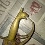 Antique Curved Sword with Brass Hilt, Postage Available Image 4
