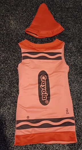 Halloween Crayola Outfit Costume (8-10yrs)