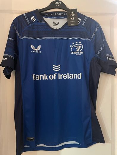 Castore Leinster rugby Jersey size L brand new