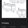 20 pieces of closet organisers (ikea skubb mostly) Image 2